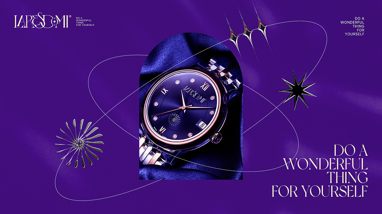 复古手表品牌LOGO-VI设计