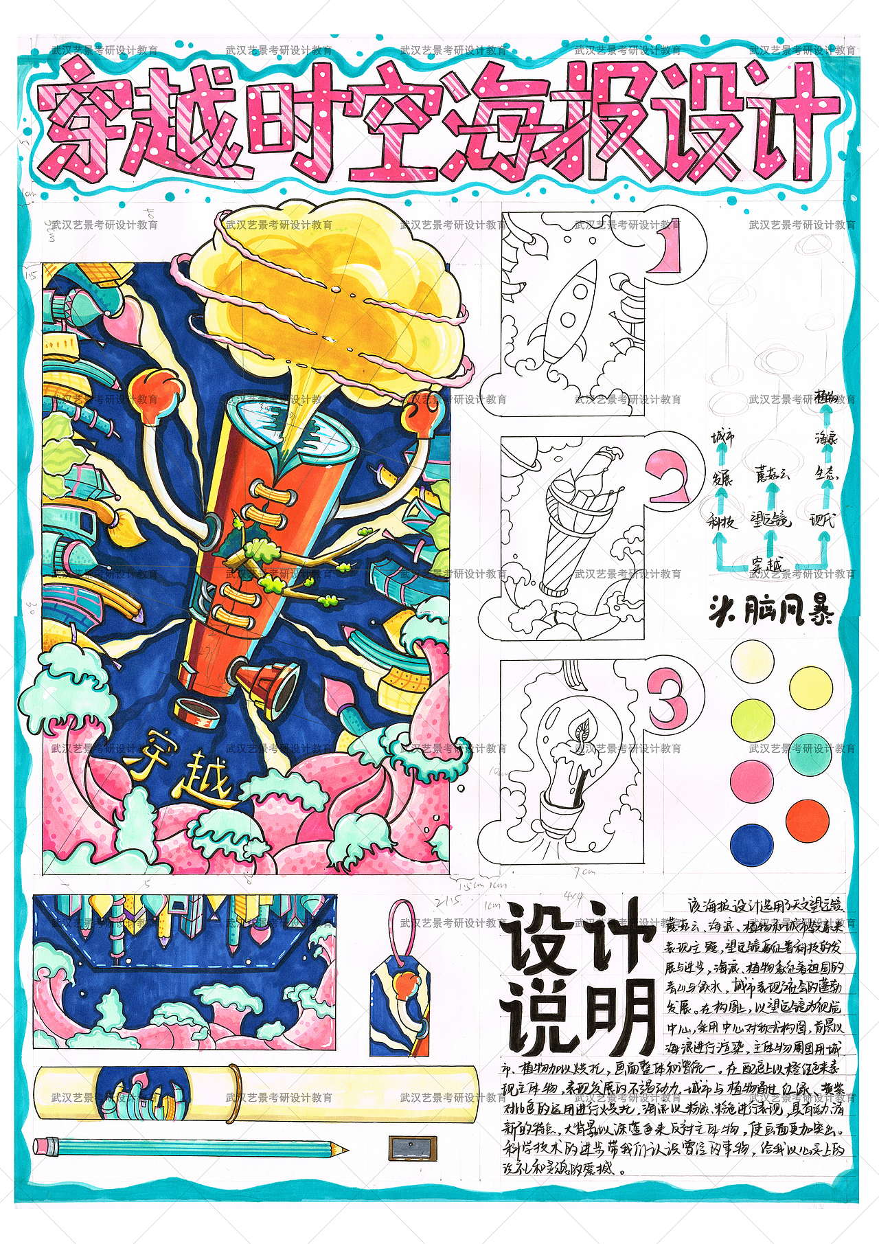 视传手绘（图ZMjM4ODQ0NjA0） - 其他平面 - 站酷设计师艺景考研设计教育原创素材 - 站酷ZCOOL