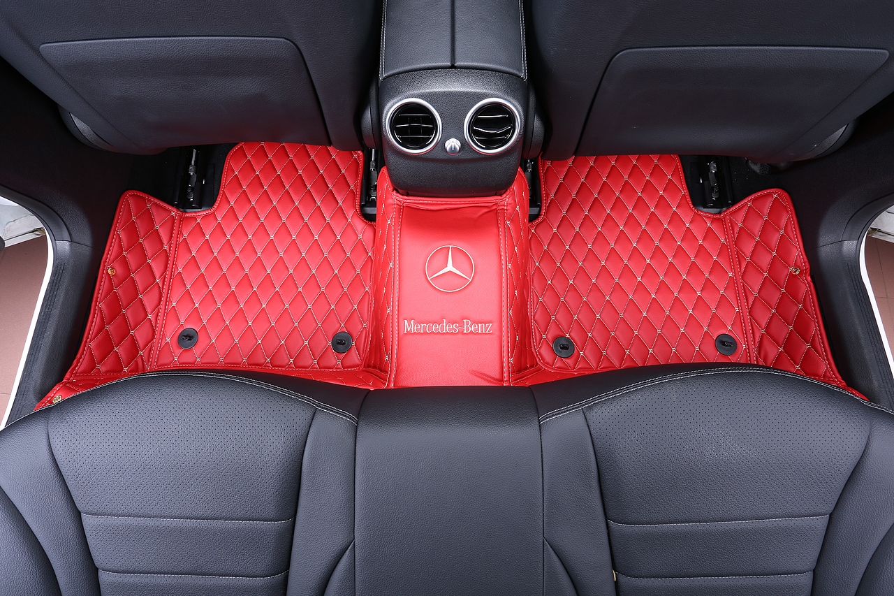 汽车脚垫拍摄 奔驰专用脚垫拍摄 原图无修