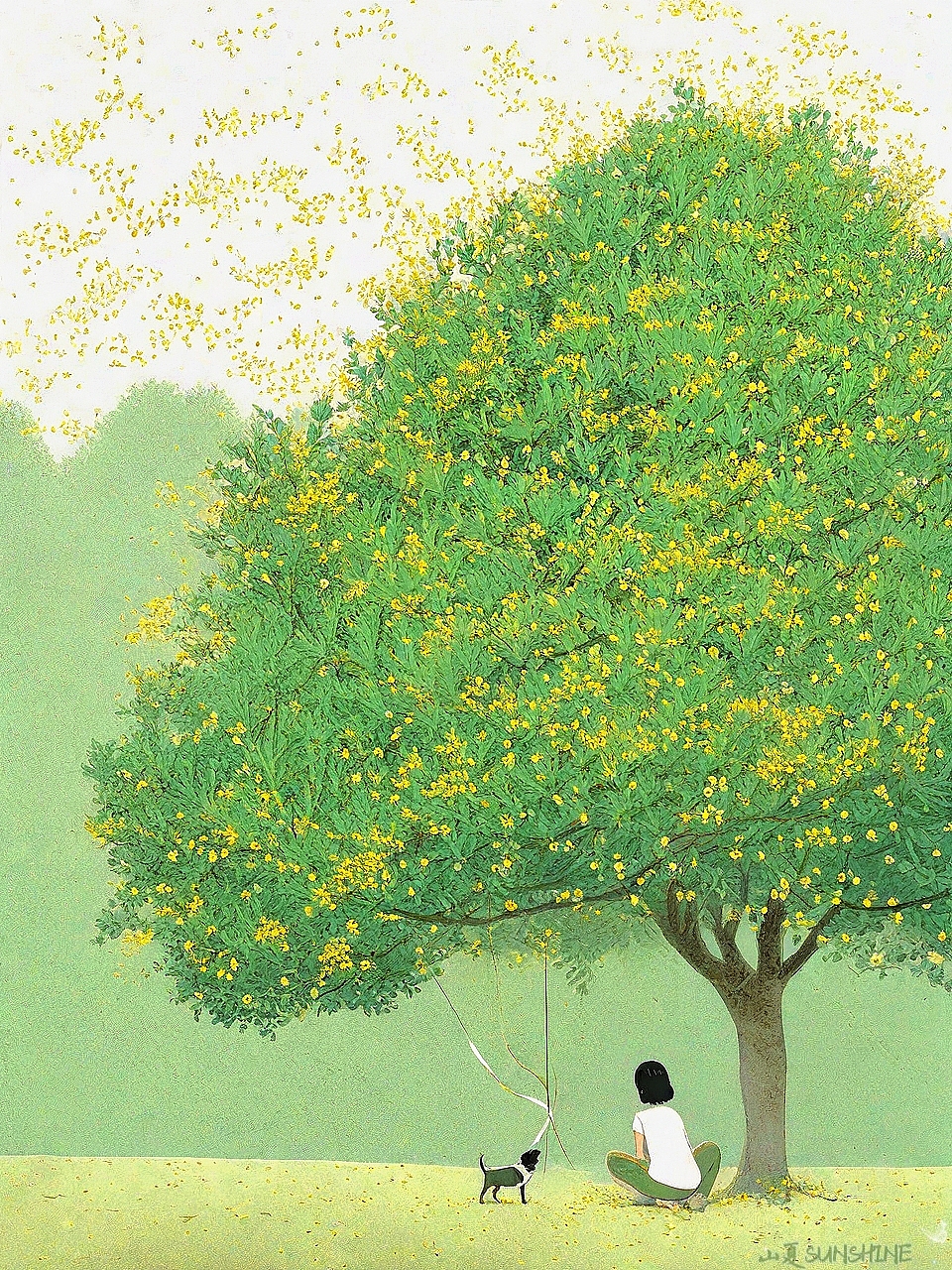 绘本故事｜我们，拾得桂子香（图ZMzc4NTk1MzY0） - 绘本 - 站酷设计师山夏SUNSHINE原创素材 - 站酷ZCOOL