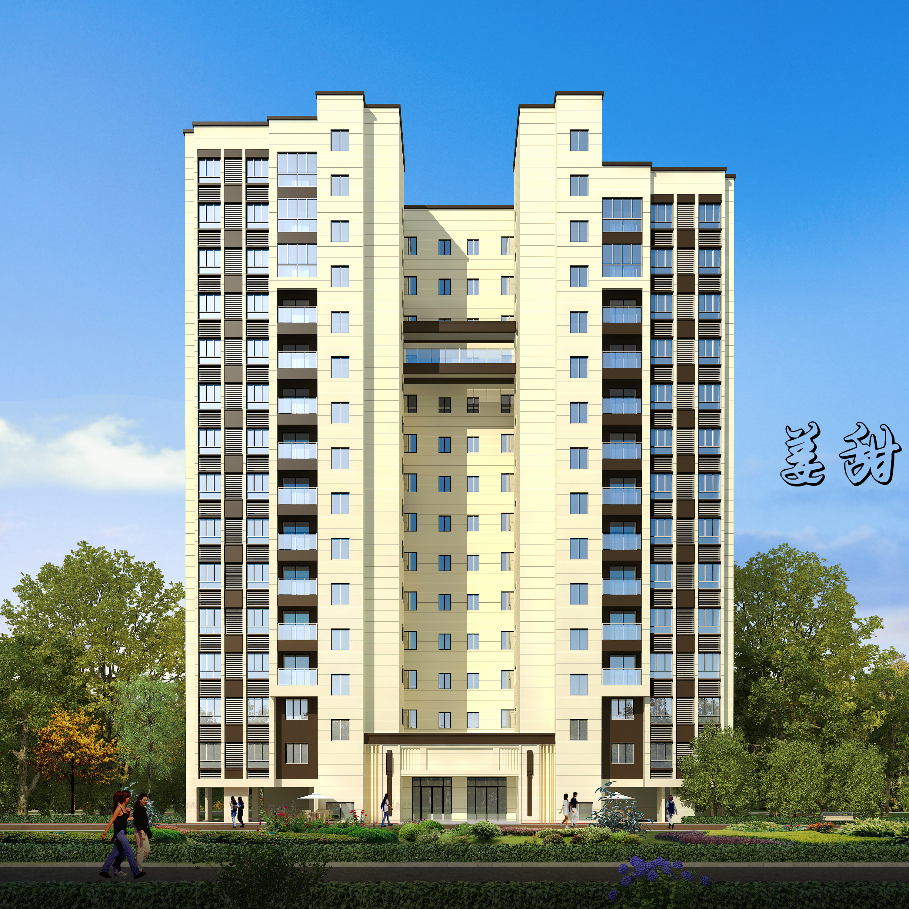 室外 高层住宅|空间|建筑设计|jiang姜甜 - 原创作品 - 站酷 (zcool)