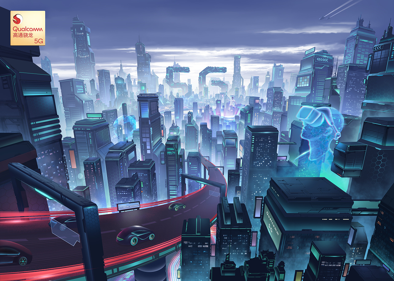 5g未来城市|平面|海报|陈皮c_原创作品-站酷zcool