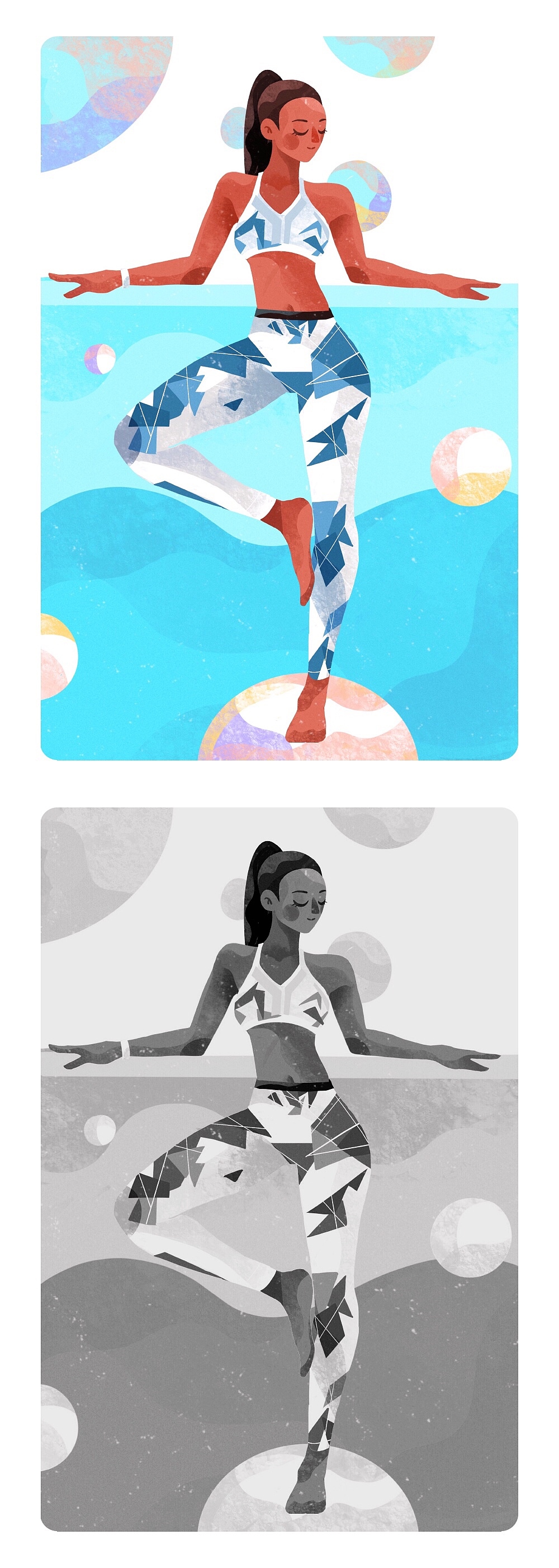 运动少女~（图ZMTY2NDMxMjE2） - 创作习作 - 站酷设计师羊大仙仙原创素材 - 站酷ZCOOL