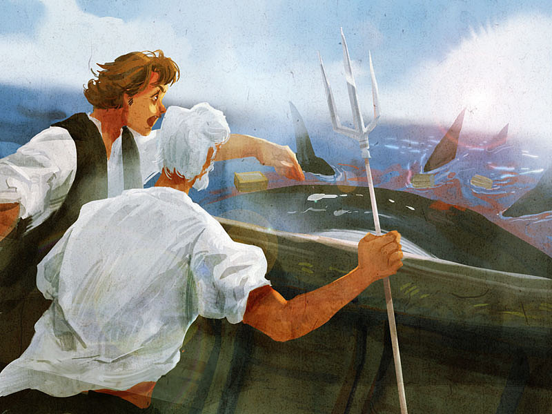 百词斩爱阅读《老人与海》