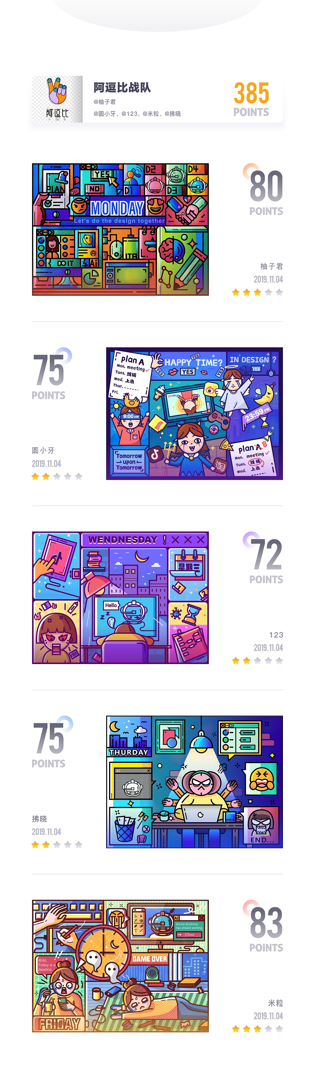 SA9527-设计师的日常 & 画图吧骚年~（图ZMTg0NTM0MzQw） - 图案 - 站酷设计师SA九五二七原创素材 - 站酷ZCOOL