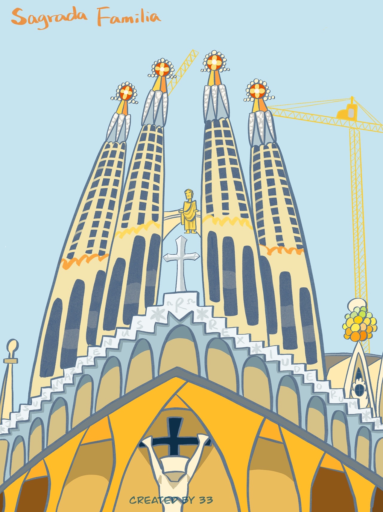 西班牙建筑涂鸦系列