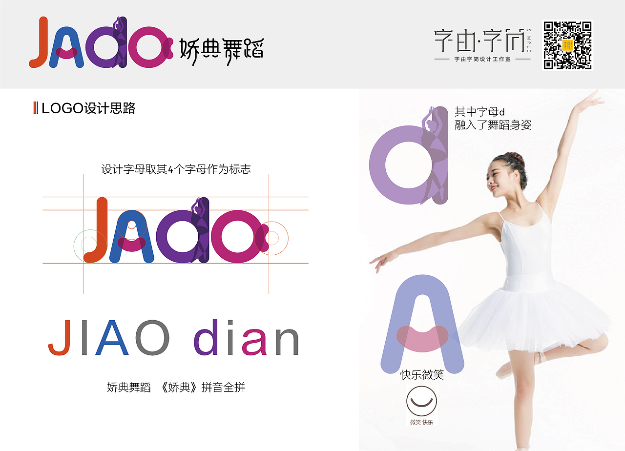 舞蹈培训品牌LOGO设计