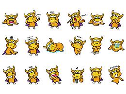 卡通形象“邦哥”GIF表情包系列