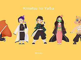 鬼灭之刃/Kimetsu no Yaiba人物插画
