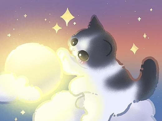 失業(yè)了 開始搞貓貓（個(gè)人主頁-ZNjE4Njc4MjA=） - 商業(yè)插畫 - 站酷設(shè)計(jì)師milkyaaa原創(chuàng)素材 - 站酷ZCOOL