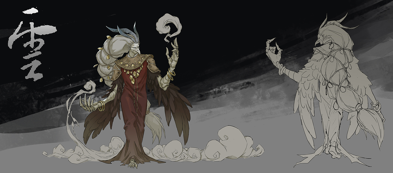 “云傀海謠”（圖ZMjk0OTQ0NTA4） - 概念設(shè)定 - 站酷設(shè)計師楊梟原創(chuàng)素材 - 站酷ZCOOL