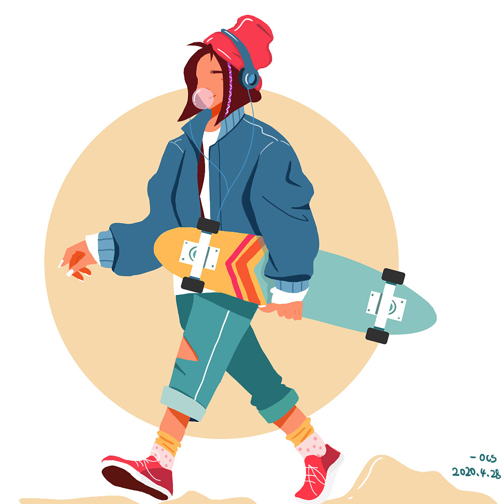 画出我想过的生活（图ZMjA1MjU2MTQ0） - 商业插画 - 站酷设计师蚕丝暖lovelove原创素材 - 站酷ZCOOL