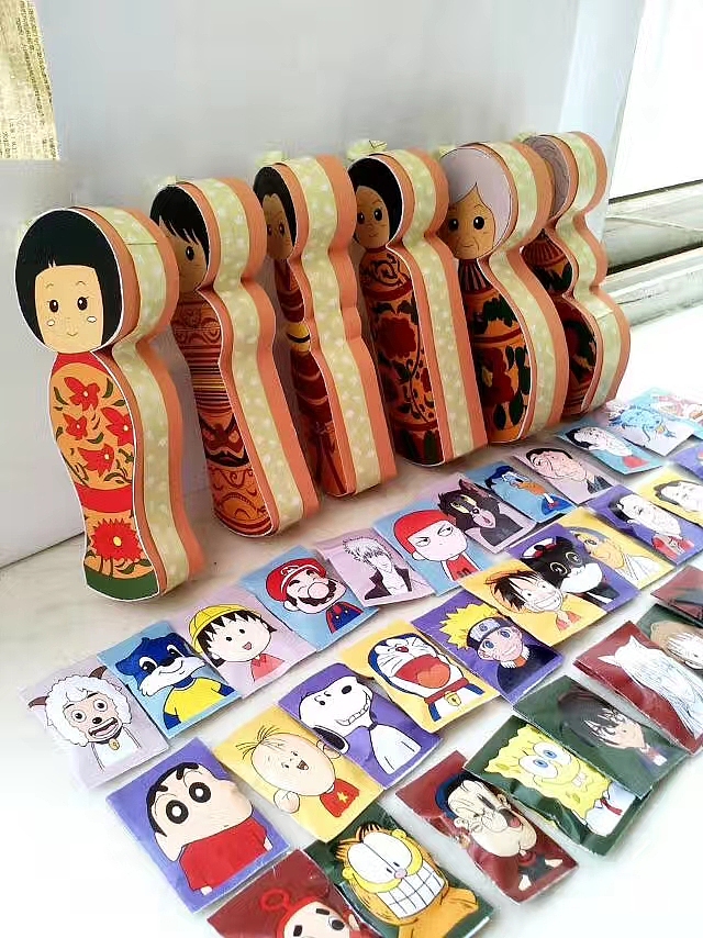 大学时期的一组喜糖包装作业