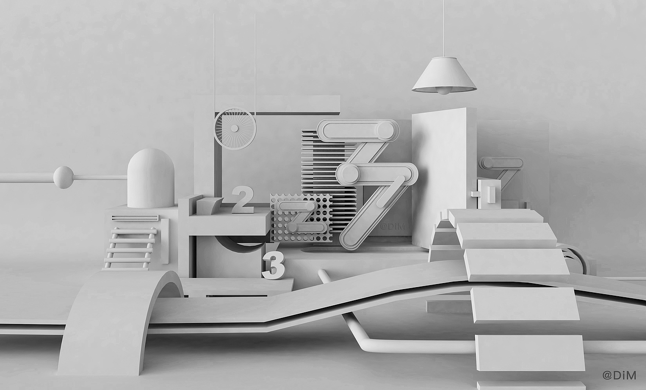 C4D臨摹場景練習(xí)（圖ZMTg4NDY4NTA4） - 場景 - 站酷設(shè)計師DITMoon原創(chuàng)素材 - 站酷ZCOOL