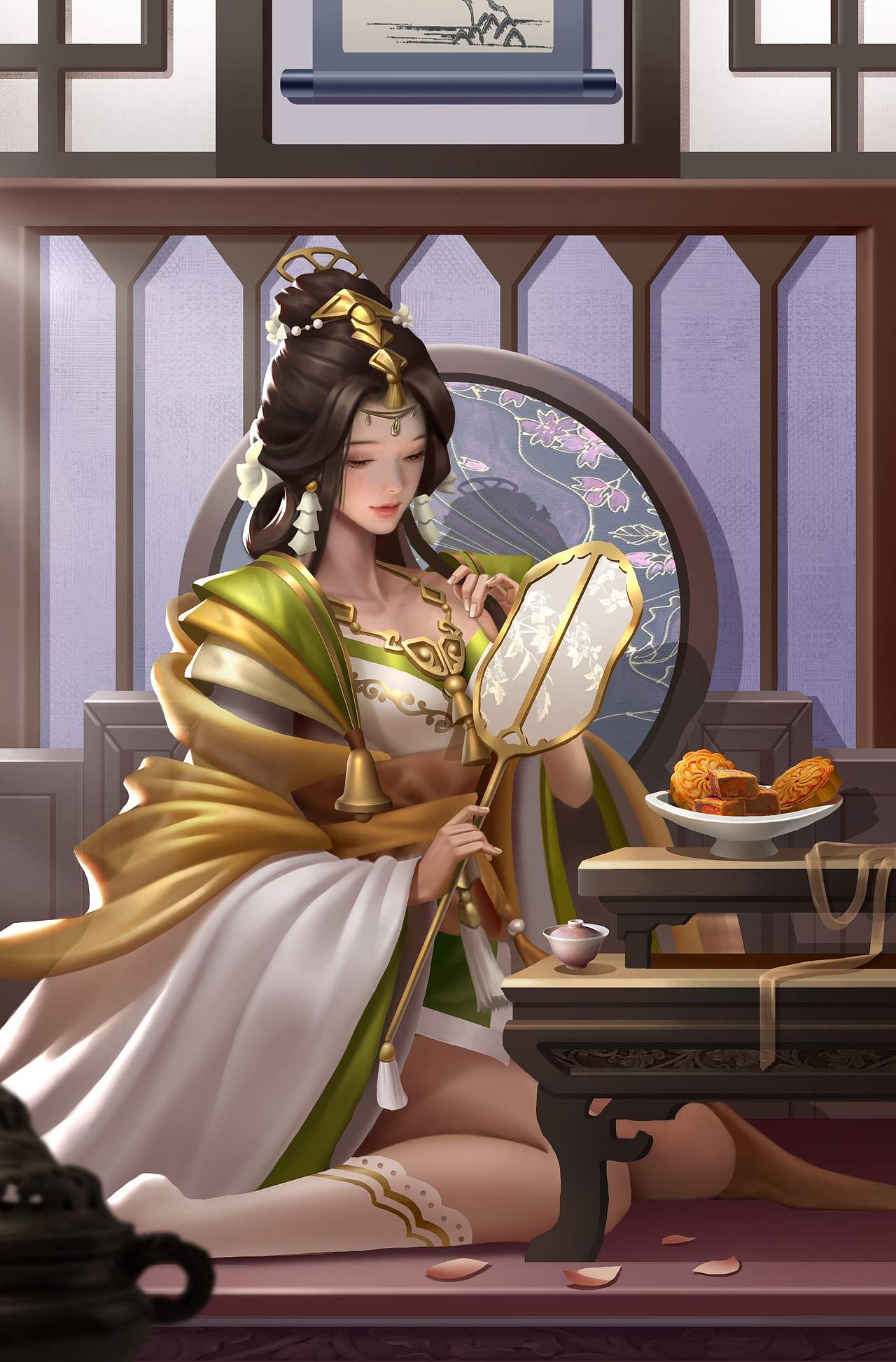 甘夫人同人（图ZMzE3MzY2NjA4） - 游戏原画 - 站酷设计师夺秒原创素材 - 站酷ZCOOL