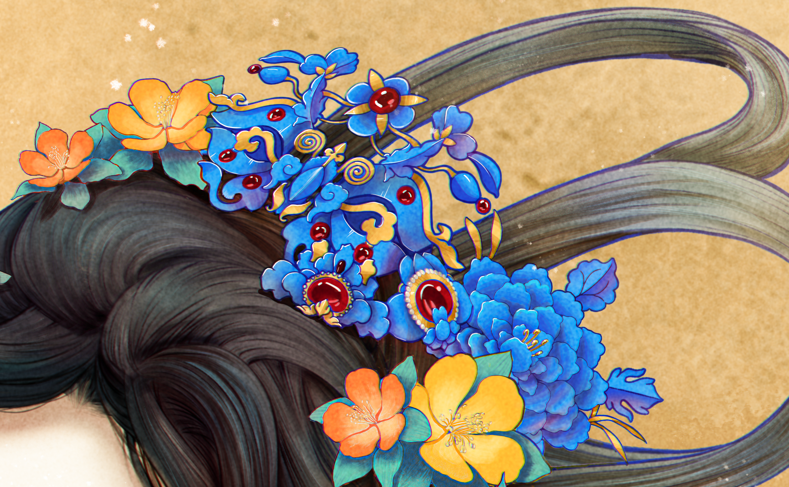 爱莲说|插画|艺术插画|全面黑画 - 原创作品 - 站酷 (zcool)