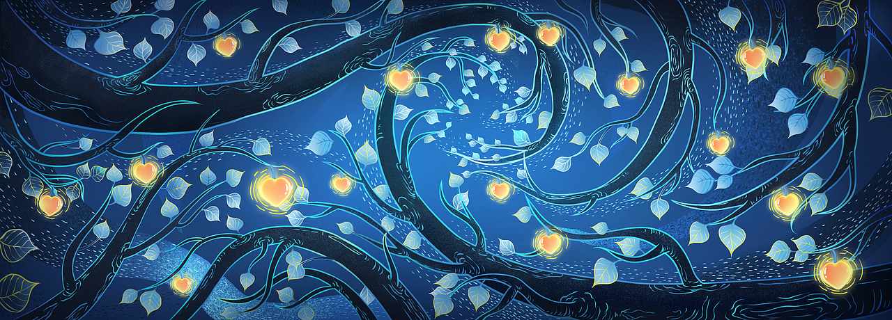 树叶衍生（图ZMjk1MDMxNTUy） - 商业插画 - 站酷设计师黑丽子原创素材 - 站酷ZCOOL