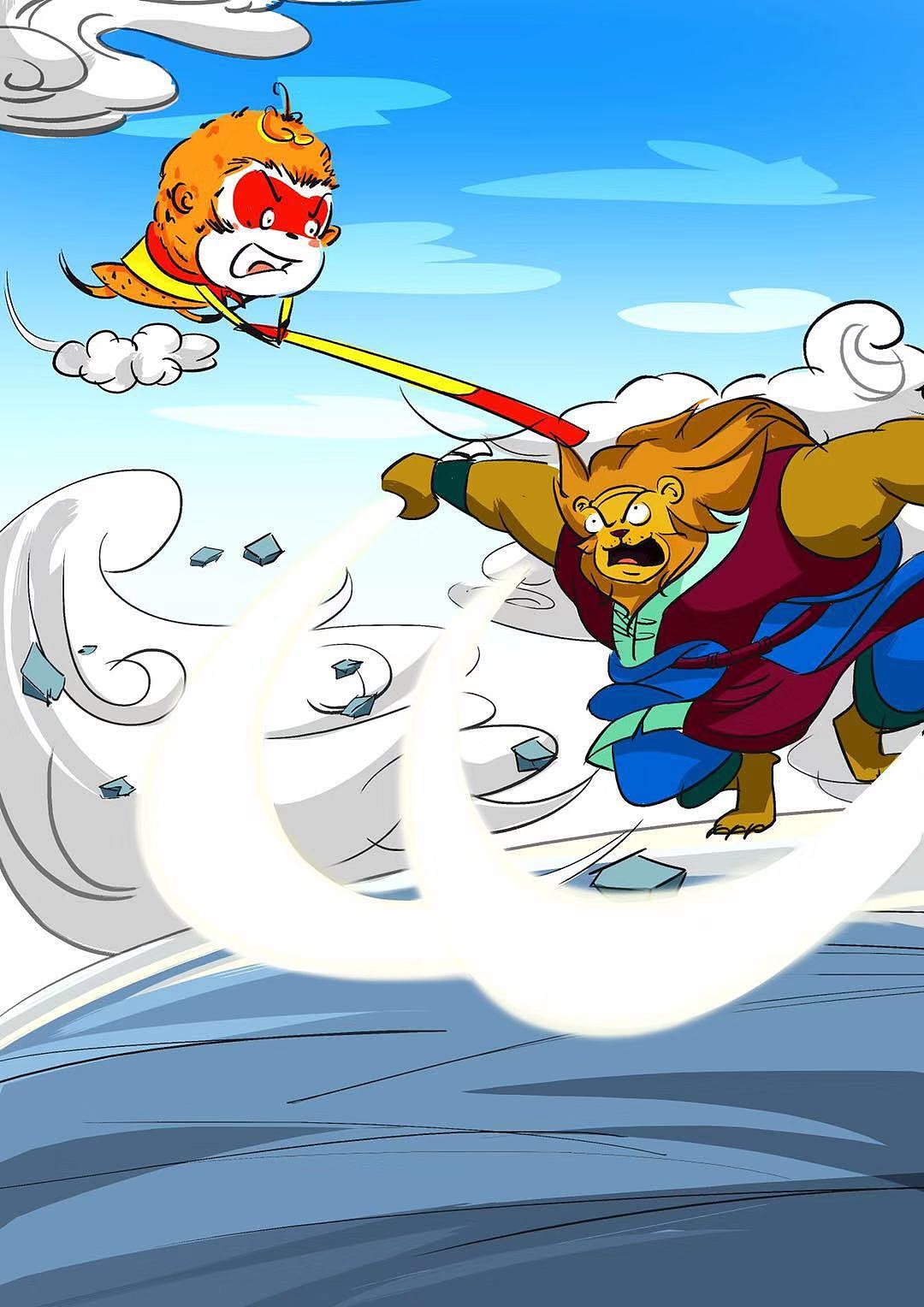 西游记部分儿童插画