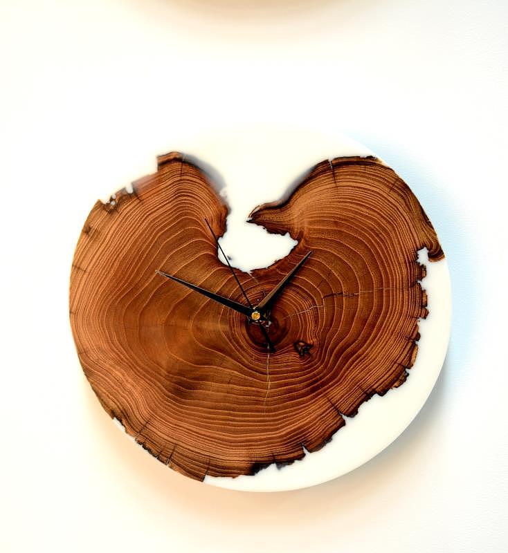原木树脂装饰钟表（图ZMTQ2MzgxODEy） - 生活用品 - 站酷设计师妄想器原创素材 - 站酷ZCOOL