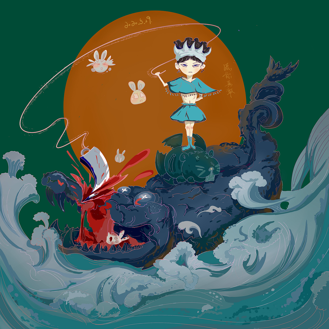 寻找兔兔（图ZMjA5NDQwNDMy） - 创作习作 - 站酷设计师阿吞的号原创素材 - 站酷ZCOOL