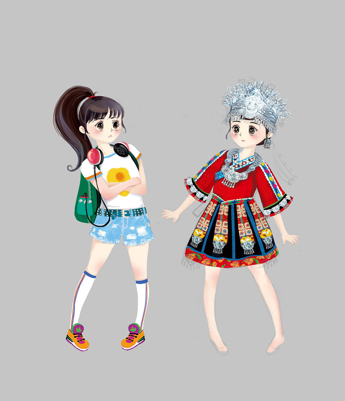 过程二:初步形象定稿