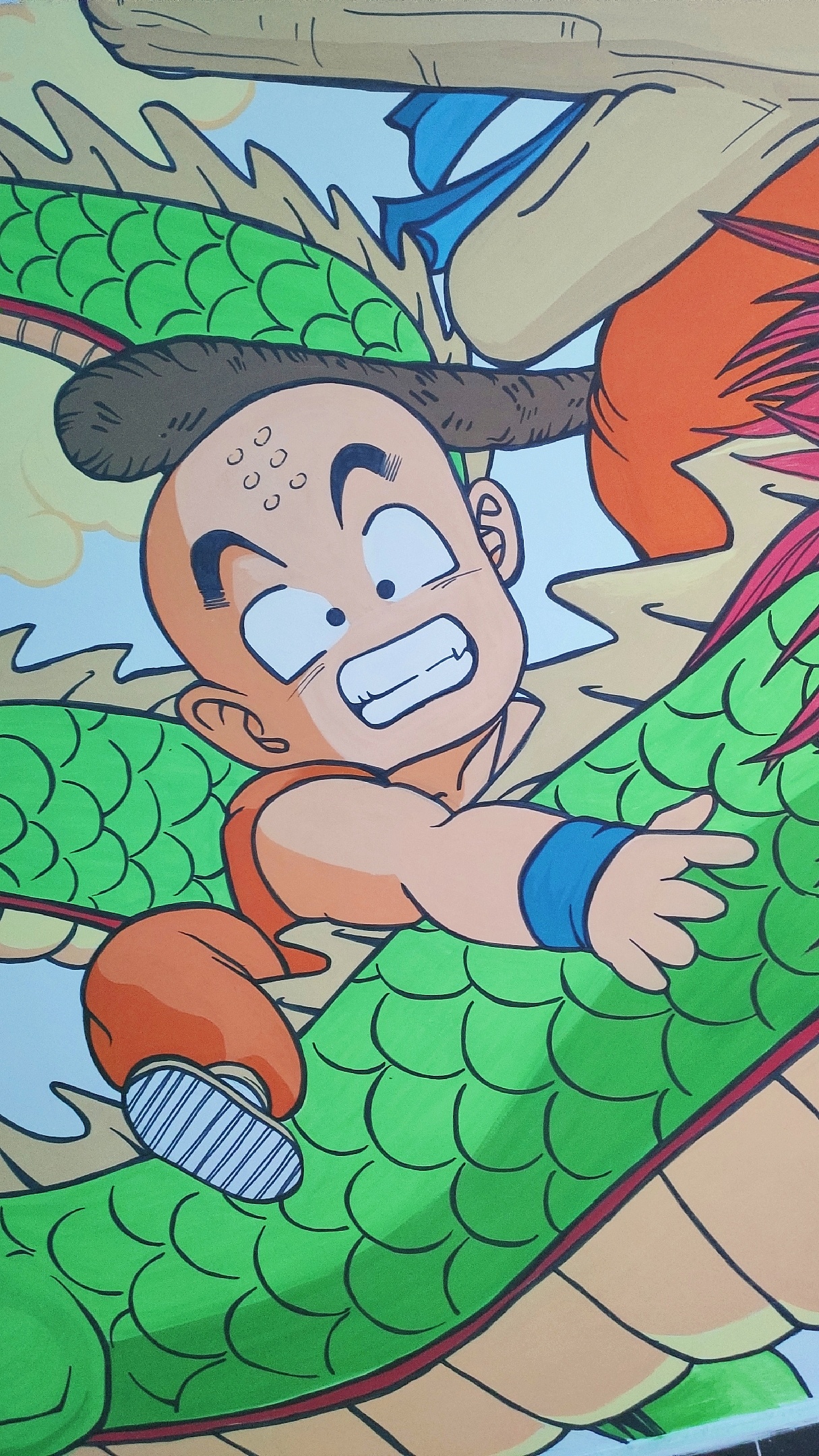 墙绘一幅|插画|新锐潮流插画|郑二龙 - 临摹作品 - 站酷 (zcool)