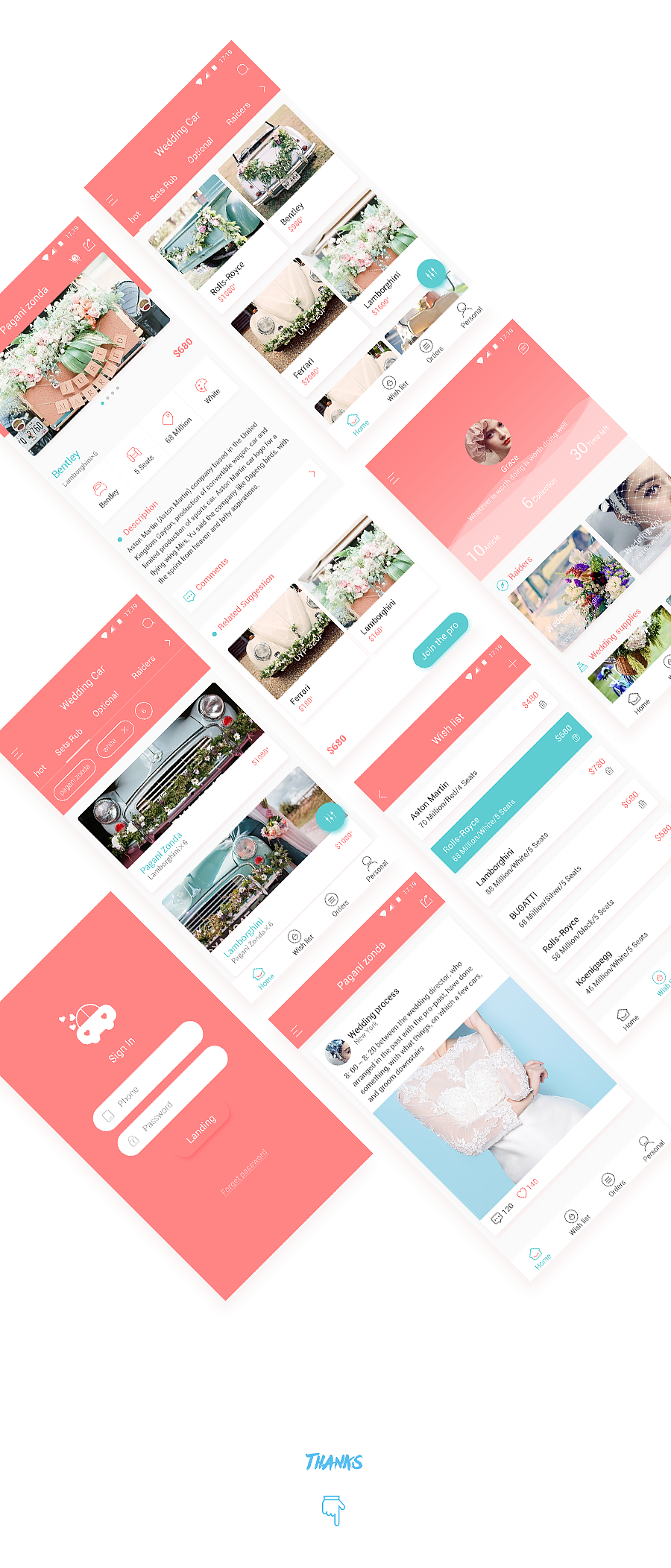 2016年最后一个作品 婚车APP REDESIGN（图ZNjc1NDI0Njg=） - APP界面 - 站酷设计师艳华君原创素材 - 站酷ZCOOL