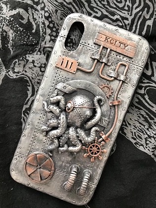 「k城造物」新款章鱼海盗手机壳