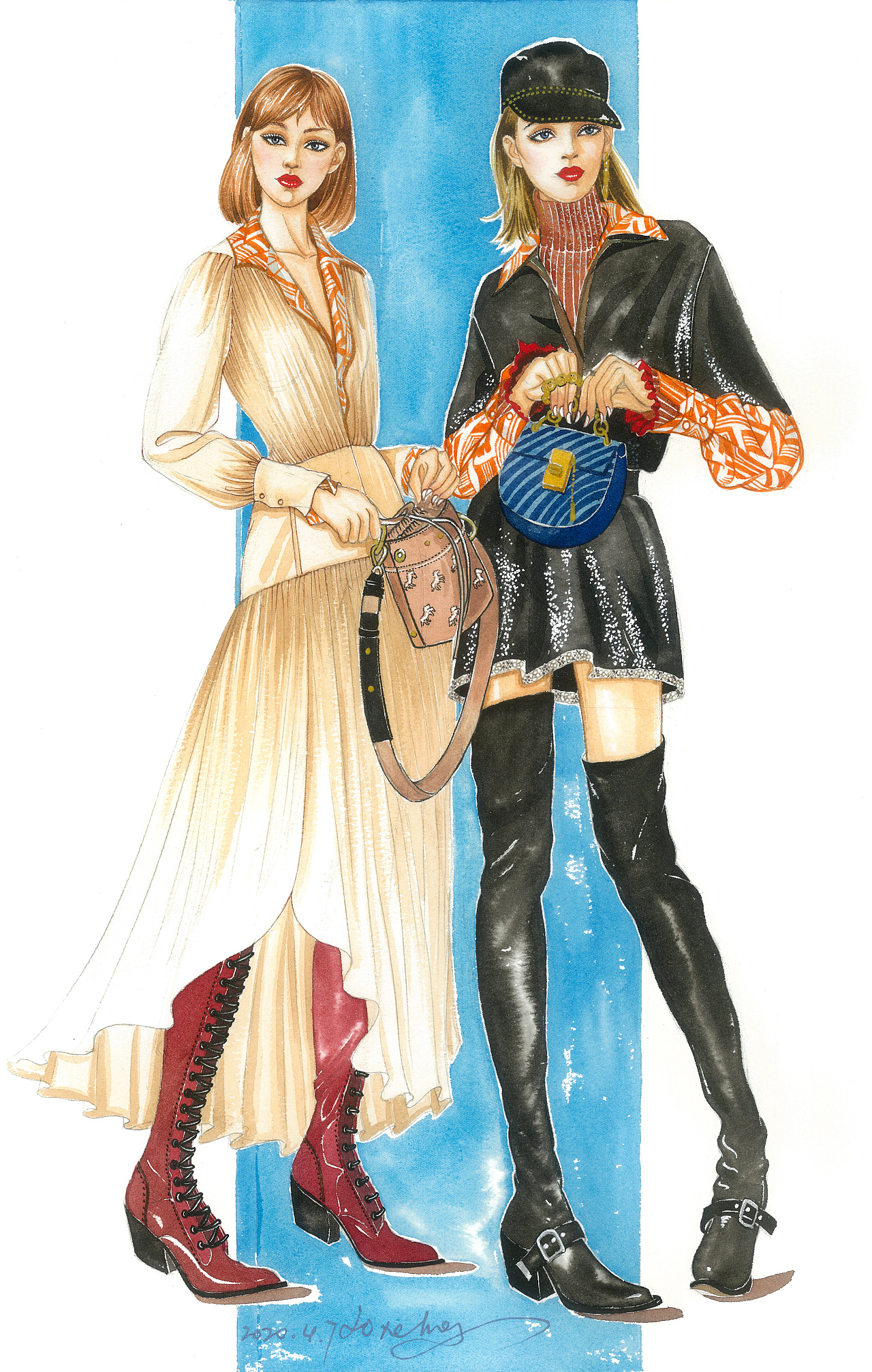 手绘的美——时装画创作技法从基础到风格(插页)