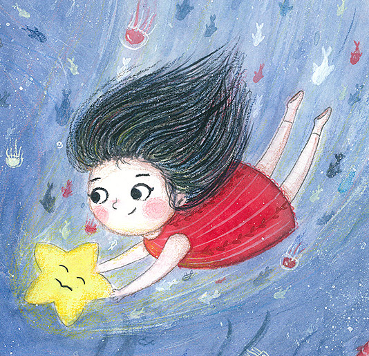 我抓住了一颗梦想成真的许愿星