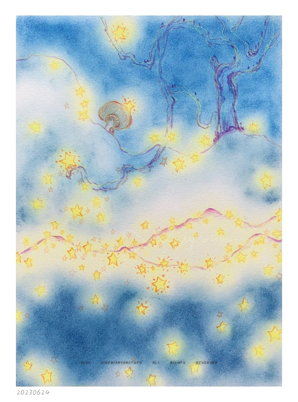 色粉心情绘合集（2023.5-6）（图ZMzQ5MDc2NzAw） - 绘画 - 站酷设计师小眠羊TuTu原创素材 - 站酷ZCOOL