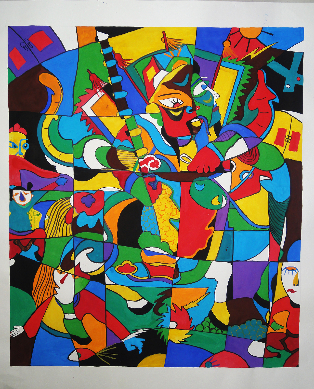 一组色彩装饰画