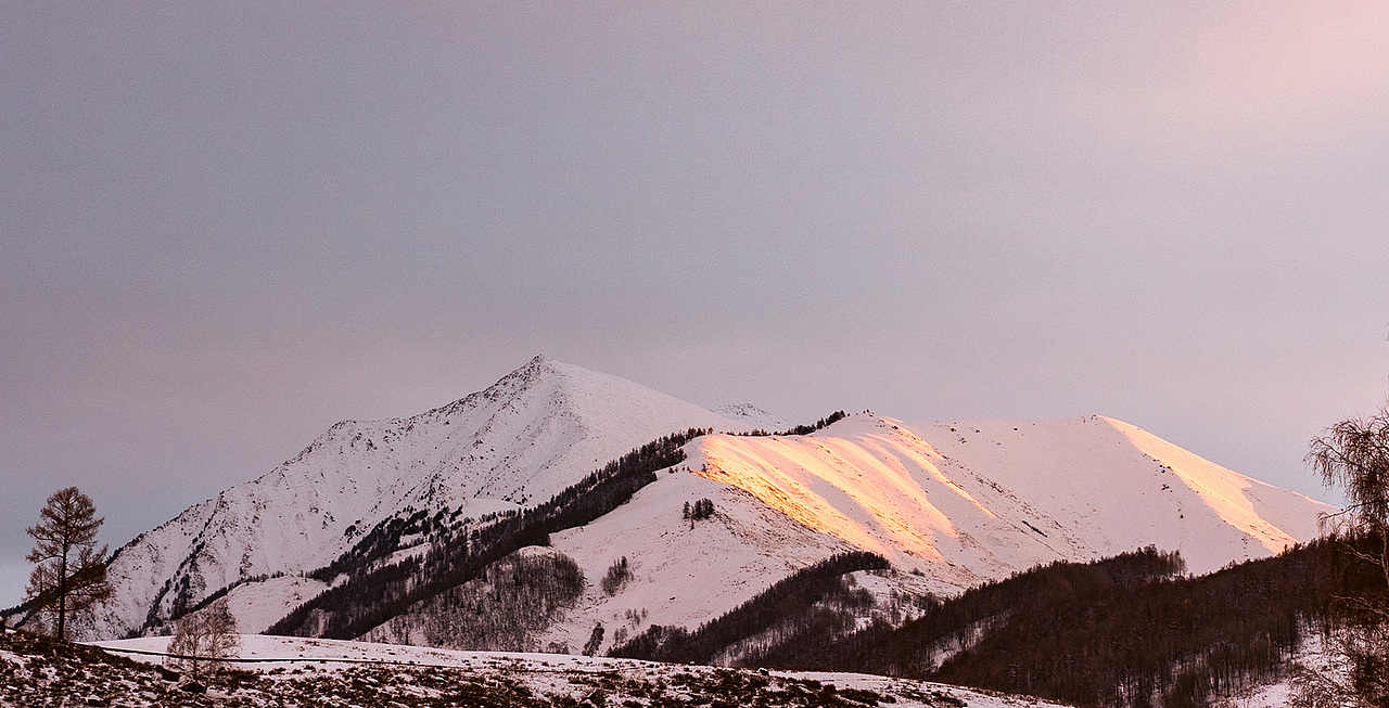 冬季新疆喀纳斯