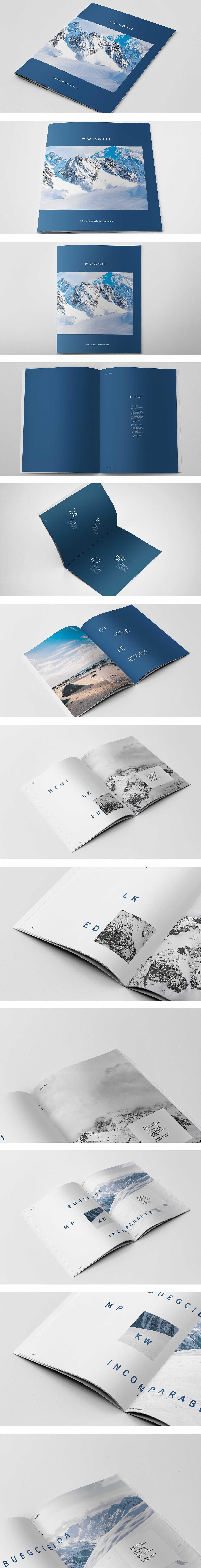 华视影视传媒对外宣传画册（图ZMjAxNDA4OTgw） - 书籍/画册 - 站酷设计师黎白昕原创素材 - 站酷ZCOOL