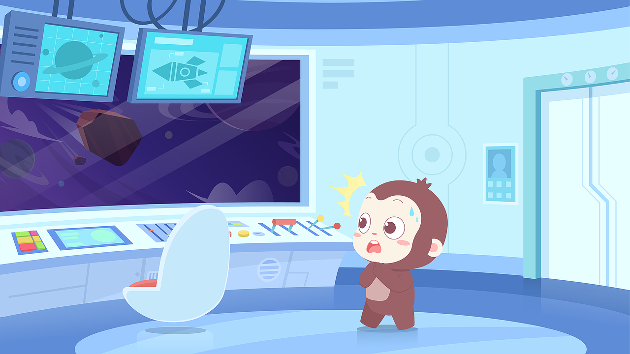 宇宙空间站撞击（图ZMjI1NDcwNzky） - 创作习作 - 站酷设计师画画的美丽原创素材 - 站酷ZCOOL