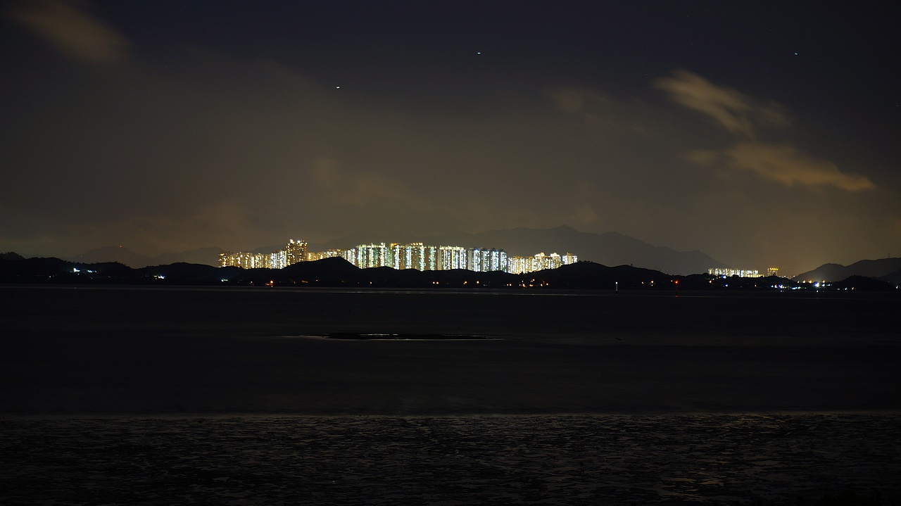 深圳红树林夜景