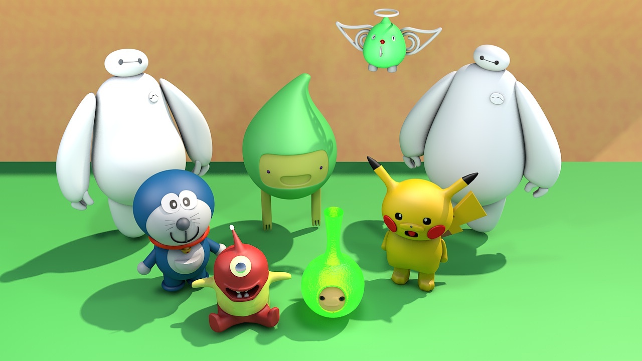 卡通建模|三维|动画/影视|少凯 - 原创作品 - 站酷 (zcool)