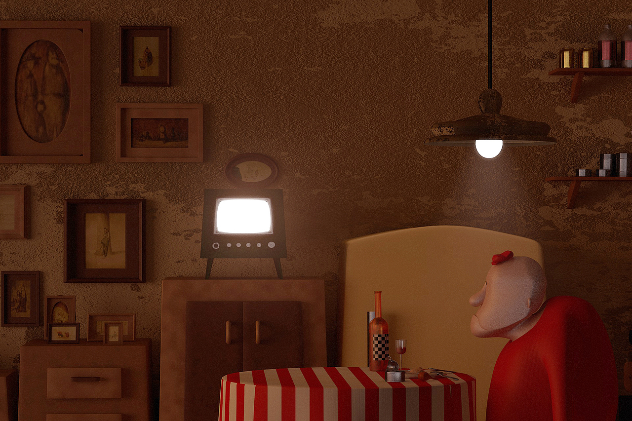 《回忆积木小屋》二维转三维练习（图ZMjgxNTIyNjI0） - 动画/影视 - 站酷设计师黄七原创素材 - 站酷ZCOOL