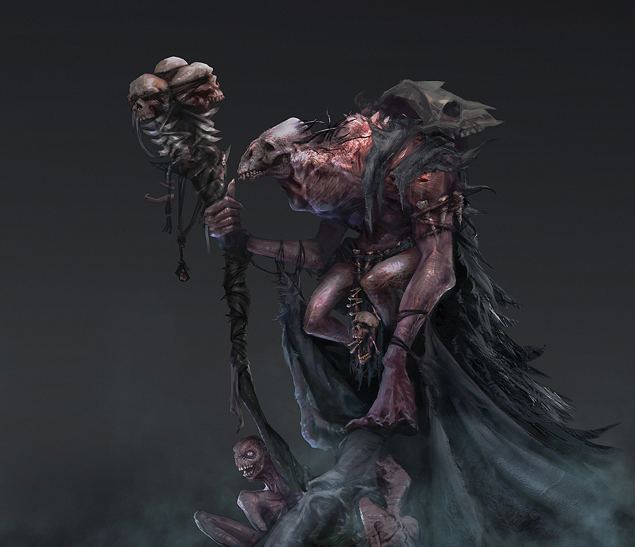 秃鹫巫师（图ZMTI1MjcxMTI4） - 概念设定 - 站酷设计师LIU_H_原创素材 - 站酷ZCOOL