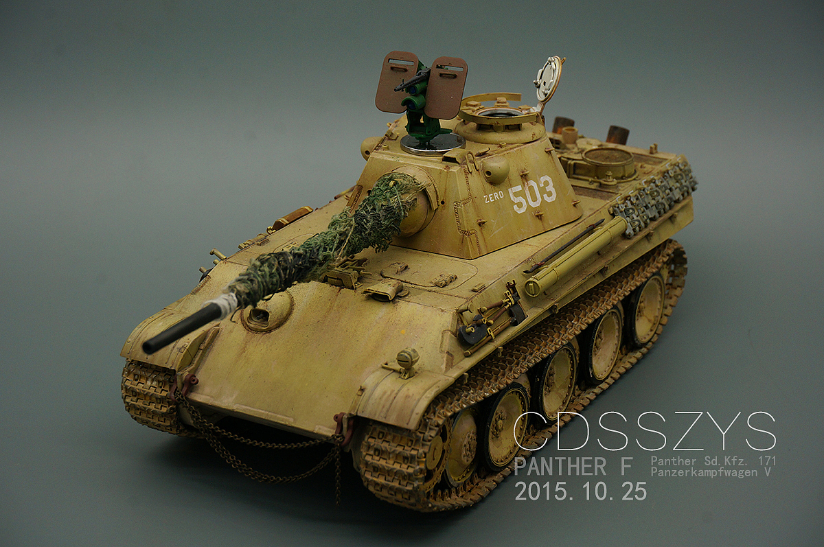 二战德国陆军 五号坦克 豹式 F型