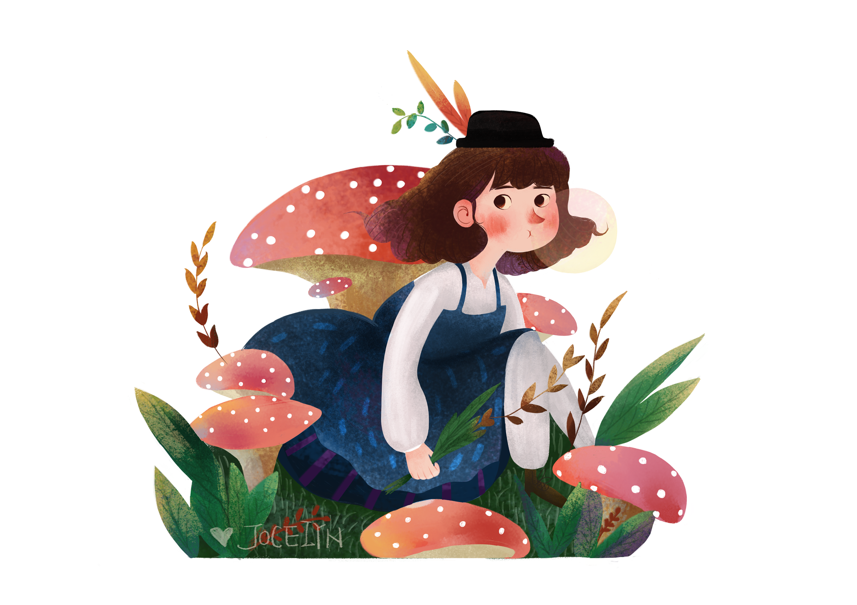 童话系列-蘑菇|插画|儿童插画|插画师伊幼琳 - 原创作品 - 站酷