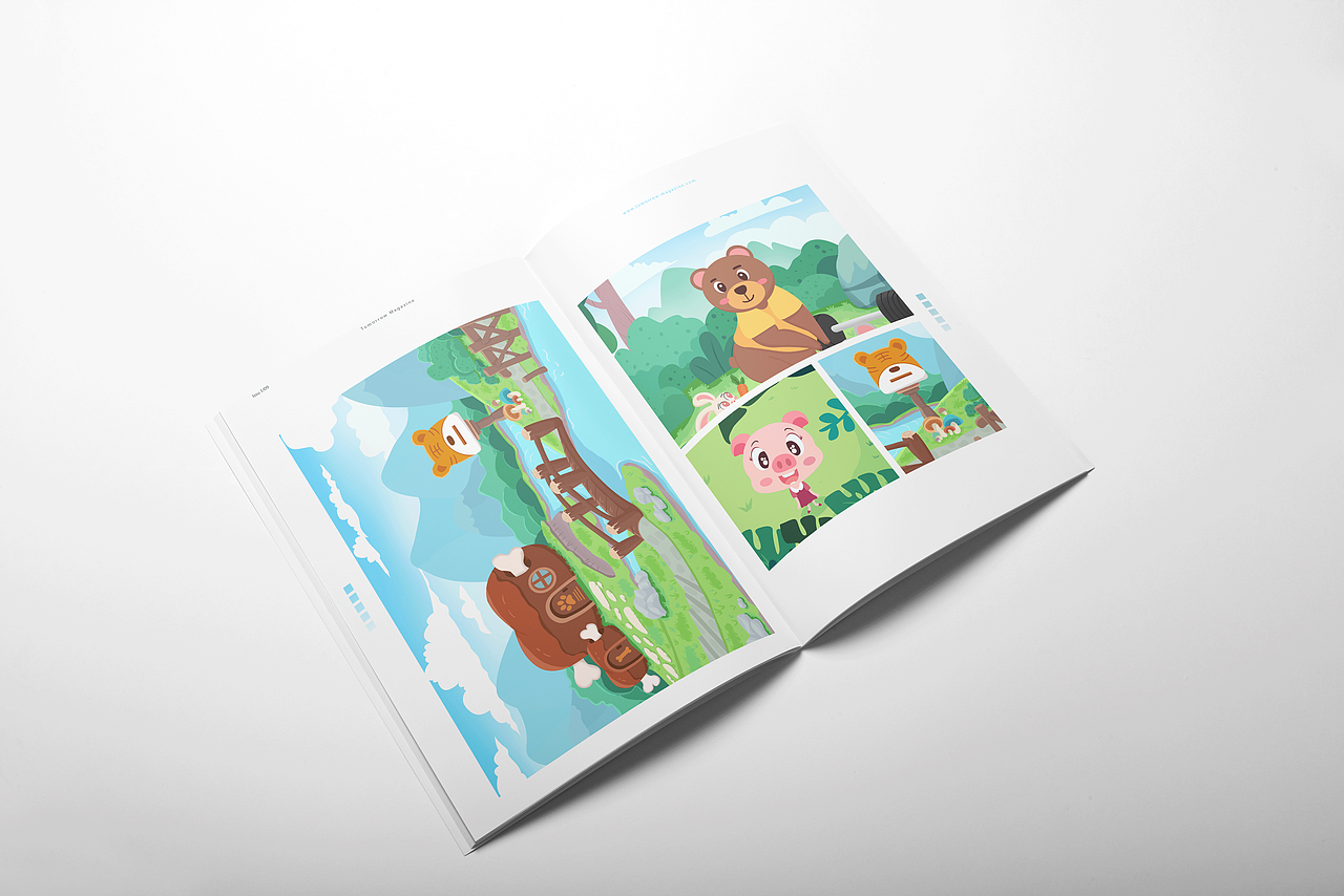 儿童动物插画（图ZMjcxNTkwNDUy） - 商业插画 - 站酷设计师昭小柒原创素材 - 站酷ZCOOL