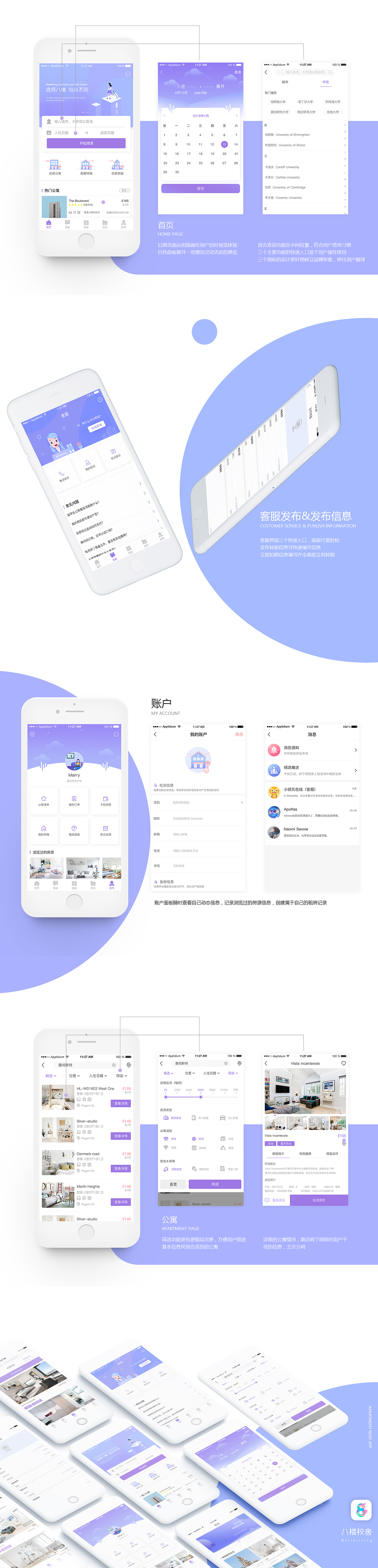 租房APP（图ZMTExMzk4NTQ4） - APP界面 - 站酷设计师yoko1994原创素材 - 站酷ZCOOL