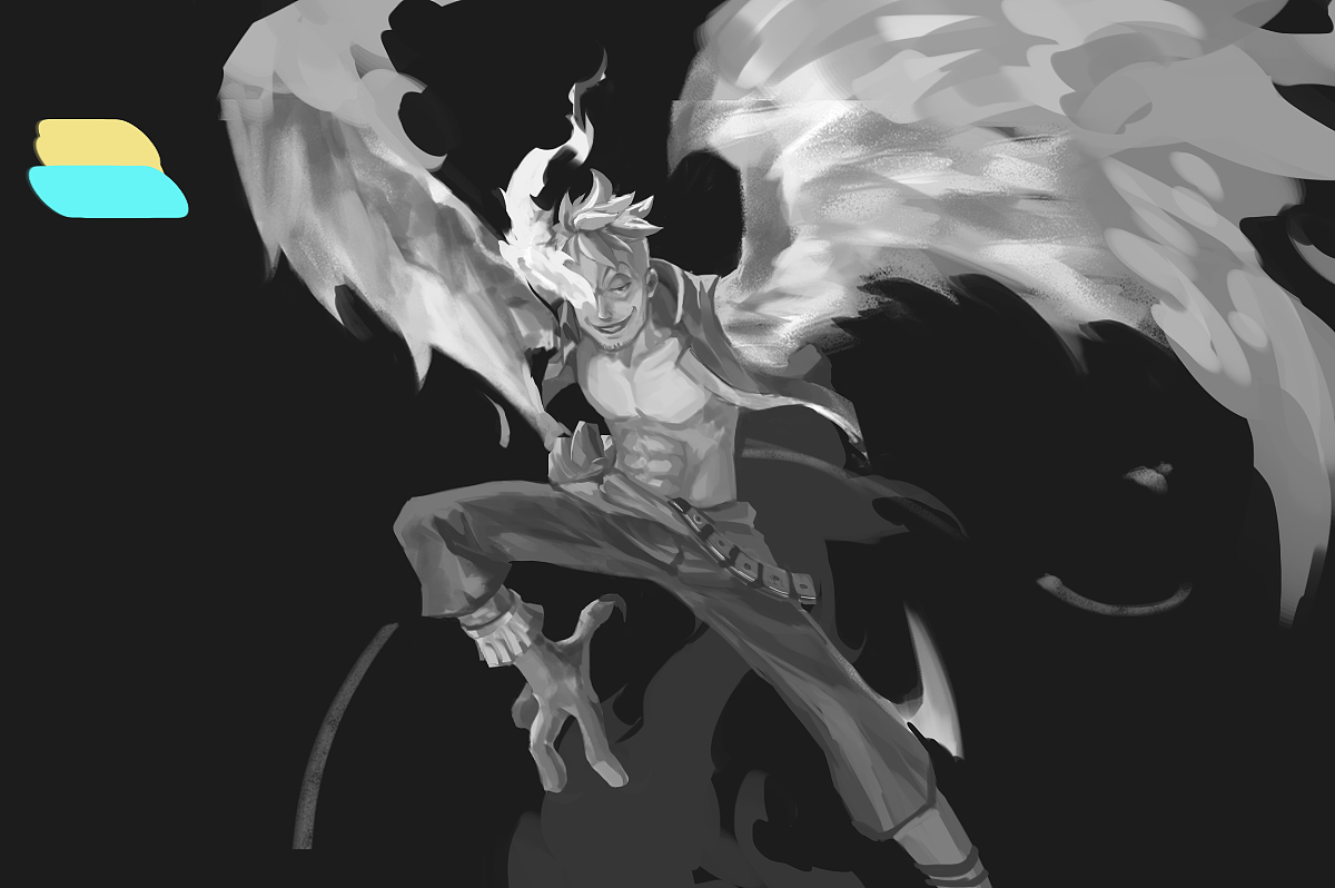 海贼王同人不死鸟马尔科