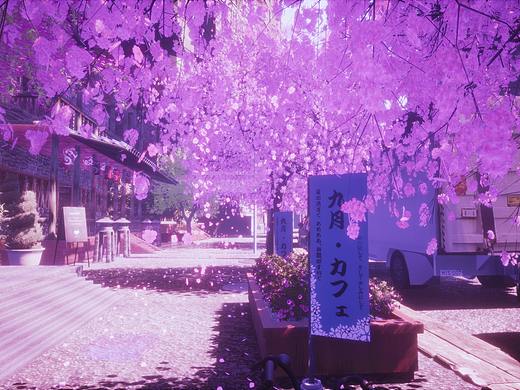 虚幻4(UE4)渲染场景--樱花街道