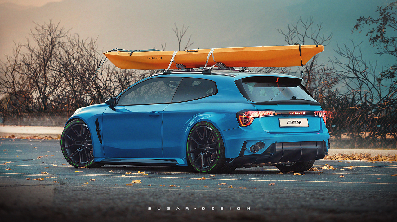 领克03 tyan 猎装车!哈哈传播很广的一张图