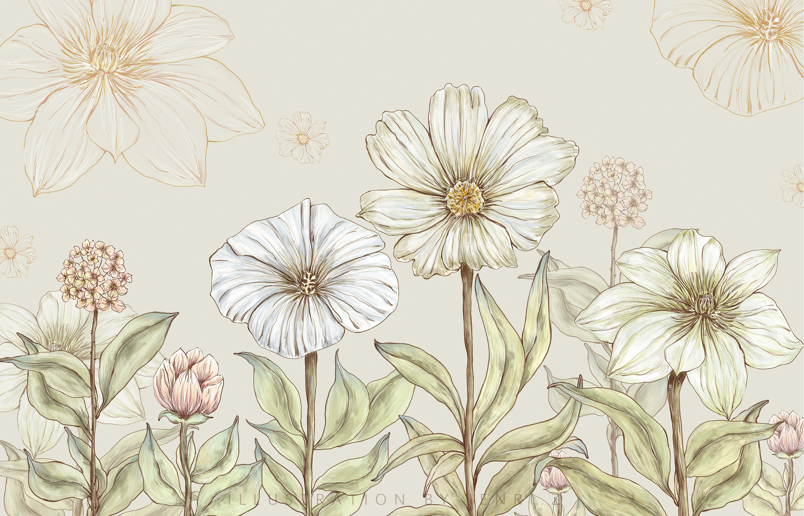 秘密花园|插画|商业插画|jenriz - 原创作品 - 站酷 (zcool)