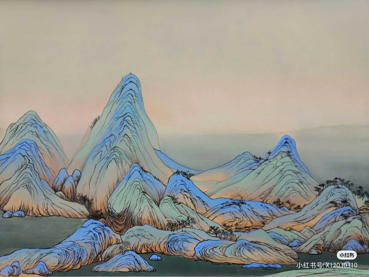 只此青绿千里江山图