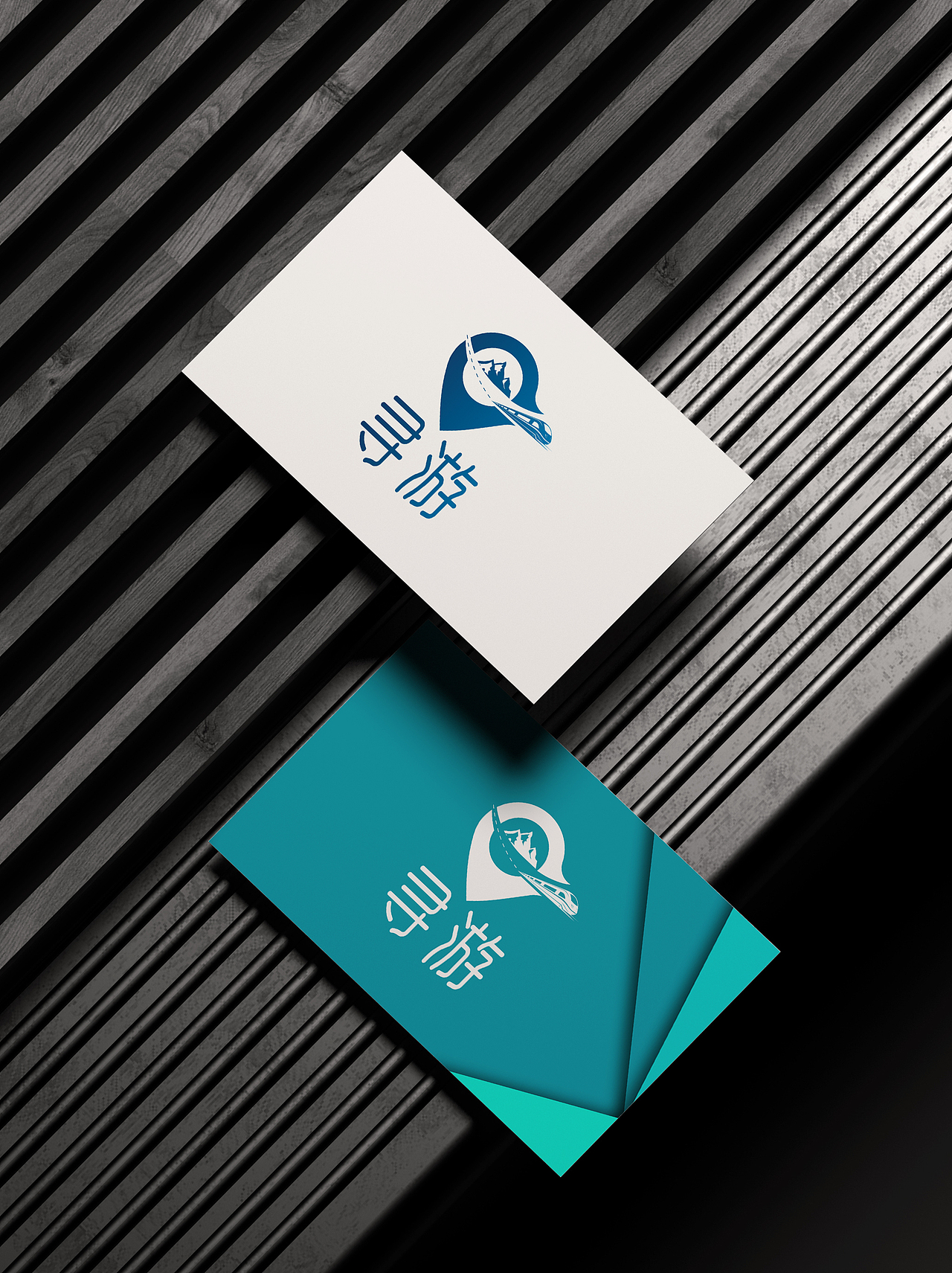 旅行景区旅游app平面logo标志图标设计