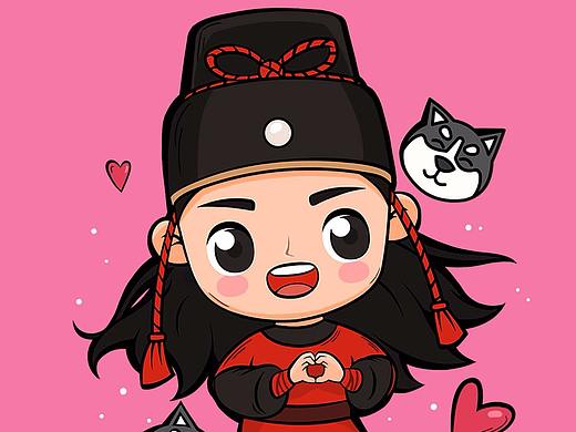 展昭卡通形象（個(gè)人主頁(yè)-ZMzE1NTMzNjA=） - 繪本 - 站酷設(shè)計(jì)師迷小戀原創(chuàng)素材 - 站酷ZCOOL